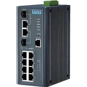 8FE +2G COMBO MANAGED POE+ SWITCH - EKI-7710E-2CP-AE
