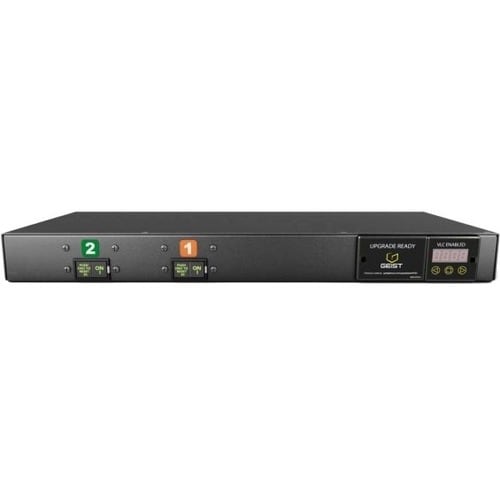 Geist MN01D1R1-10L138-3TL6A0H10-S 10-Outlet PDU - Switched - NEMA L6-30P - 10 x U-Lock IEC 60320 C13 - 230 V AC - Network (RJ-45) - 1U - Horizontal - - I10114L