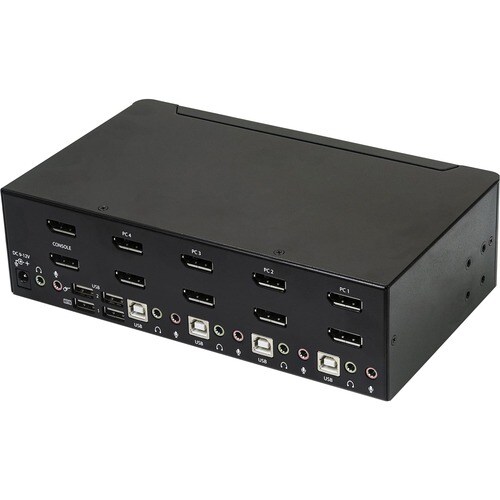 4 PORT DUAL MONITOR DISPLAYPORT KVM SWITCH TWO DISPLAYS DP KVM - SV431DPDDUA2 - Image 6