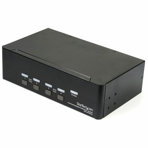 4 PORT DUAL MONITOR DISPLAYPORT KVM SWITCH TWO DISPLAYS DP KVM - SV431DPDDUA2 - Image 3