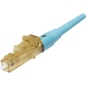 Panduit Fiber Optic Duplex Network Connector - 100 - 2 x LC Network Male - Aqua FLCSMCXAQY-C