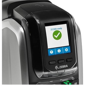 Zebra ZC300 Double Sided Desktop Dye Sublimation/Thermal Transfer Printer - Color - Card Print - USB - 7.8 Second Mono - 25.2 Second Color - 300 dpi ZC32-000C000US00 - Image 3
