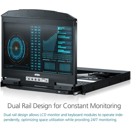 19IN WS SHORT DEPTH FULL HD LCD CONSOLE SUP DVI HDMI VGA - CL3800NW - Image 10