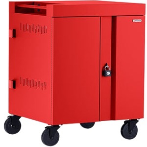 Bretford CUBE CART 36 AC RED AC CHARGE 1.24IN W SLOTS TVC36PAC-RED