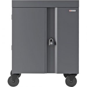 Bretford CUBE Cart - 2 Shelf - 4 Casters - 5" Caster Size - Steel - 30" Width x 26.50" Depth x 37.50" Height - Mustard - For - TVC36PAC-MUS