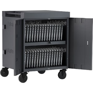 Bretford CUBE Cart - 2 Shelf - 4 Casters - 5" Caster Size - Steel - 30" Width x 26.50" Depth x 37.50" Height - Pacific Blue - - TVC36PAC-PA - Image 6