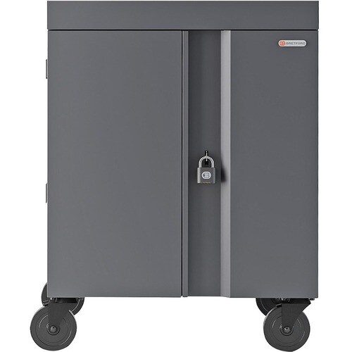 Bretford CUBE Cart - 2 Shelf - 4 Casters - 5" Caster Size - Steel - 30" Width x 26.50" Depth x 37.50" Height - Pacific Blue - - TVC36PAC-PA