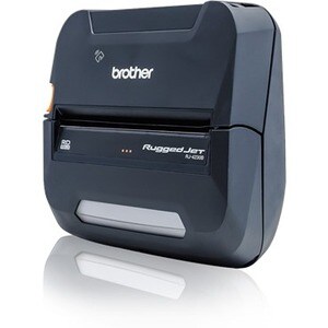 Brother RuggedJet RJ4230BL Mobile Direct Thermal Printer - Monochrome - Portable - Label/Receipt Print - USB - Serial - Bluetooth - Near Field Communication (NFC) - 5 in/s - RJ4230BL