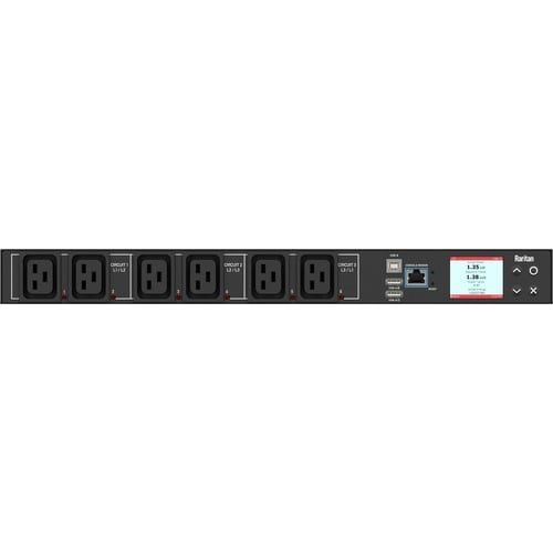 Raritan PX3-5116R (6) IEC320 C19 PDU - NEMA L21-30P (4P5W) - 6 x IEC 60320 C19 - 208 V - Network (RJ-45) PX3-5116R - Image 2
