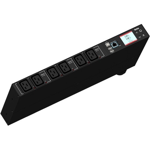 Raritan PX3-5116R (6) IEC320 C19 PDU - NEMA L21-30P (4P5W) - 6 x IEC 60320 C19 - 208 V - Network (RJ-45) PX3-5116R