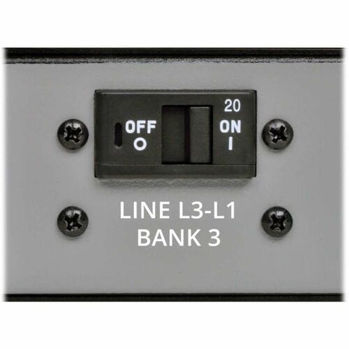 Eaton 10kW 200-240V 3PH Switched PDU, LX Interface, Gigabit, 30 Outlets, L21-30P Input, LCD, 1.8 m Cord, 0U 1.8 m Height, TAA - Switched - NEMA L21-30P - - PDU3EVS6L2130 - Image 5
