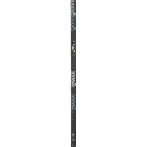 Eaton Tripp Lite Series 6.7kW 200-240V 3PH Switched PDU - LX Interface, Gigabit, 30 Outlets, L21-20P Input, Outlet Monitoring, LCD, 1.8 m Cord, 0U 1.8 m Height, TAA - PDU3EVSR6L2120