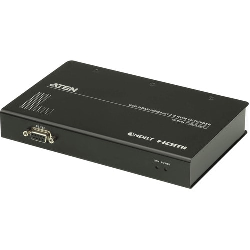 ATEN USB HDMI HDBaseT 2.0 KVM Extender (4K@100 m)-TAA Compliant - 492.13 ft Range - 4K - 4096 x 2160 Maximum Video Resolution - 4 x Network (RJ-45) - CE820 - Image 2