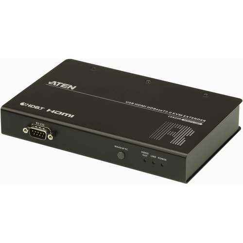 ATEN USB HDMI HDBaseT 2.0 KVM Extender (4K@100 m)-TAA Compliant - 492.13 ft Range - 4K - 4096 x 2160 Maximum Video Resolution - 4 x Network (RJ-45) - CE820 - Image 5