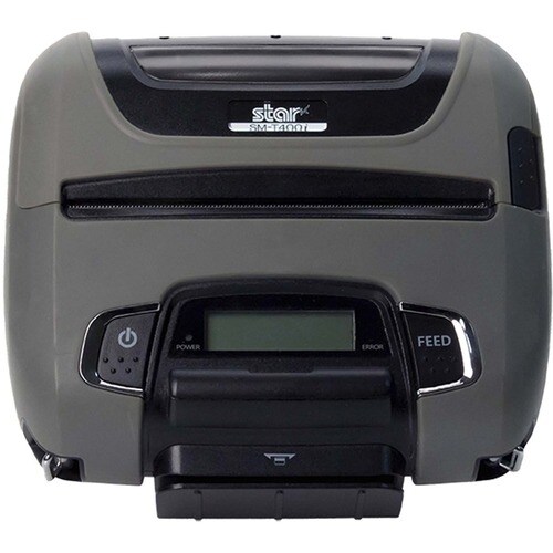 Star Micronics SM-T400i 4" Rugged Portable Thermal Printer - iOS/Android/Windows/Bluetooth/Serial, Tear Bar, Charger Included, With MSR, Gray - iOS/Android/Windows/Bluetooth/Serial, Tear Bar, Charger Included, With MSR, Gray 39631711 - 39631711