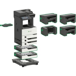 Lexmark MX826ADE HIGH VOLT TAA CA US ADF USB ENET 1200X1200 2000MB 66PPM 25BT628