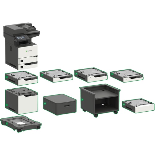 Lexmark MX722ADE HIGH VOLT TAA AZ CA US ADF USB ENET 1200X1200 2048MB 66PPM 25BT022 - Image 2