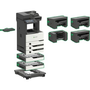 Lexmark MX826ADE LOW VOLT TAA CA US ADF USB ENET 1200X1200 2000MB 66PPM 25BT610