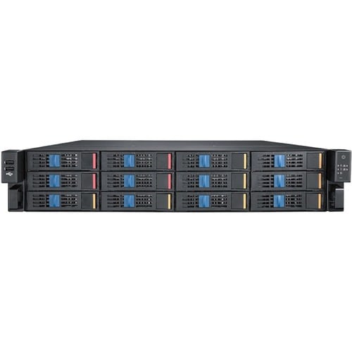 2U STORAGE CHASSIS FOR ATX SVR SERVER 12 HOT-SWAP DRIVE 550W RPS - HPC-8212SA-R5A1E - Image 2