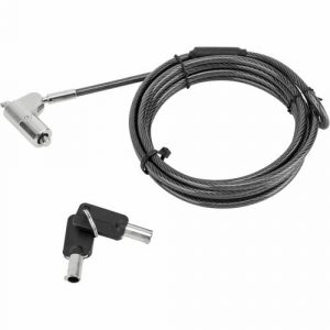 Targus DEFCON Compact Master Keyed Cable Lock - 25 Pack - 6.50 ft Cable - Master Keyed Lock - Black - Galvanized Steel - For Notebook ASP70MKGLX-25 - ASP70MKGLX-25
