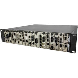 Lantronix 19 SLOT AC ION CHASSIS W/ REDUNDANT PS MNGMT MODULE BNDL ION219-AAMB-NA
