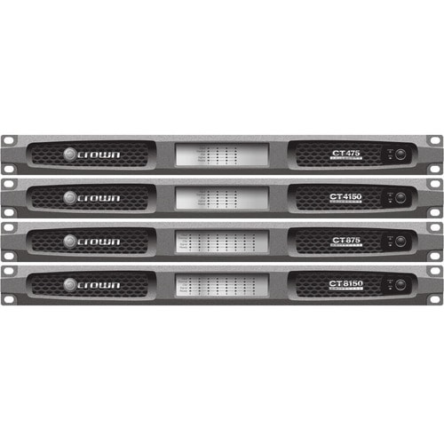 Crown ComTech DriveCore CT 475 Amplifier - 300 W RMS - 4 Channel - 20 Hz to 20 kHz - 225 W NCT475A-U-US - NCT475A-U-US - Image 4