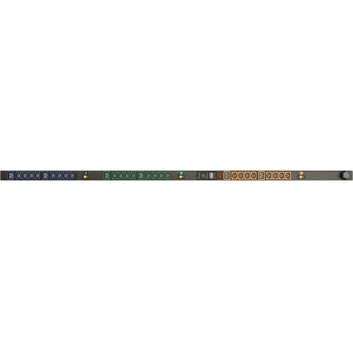 Geist MN01D4W1-30PN68-3TL15A0A10-S 30-Outlets PDU - Metered - NEMA L15-30P - 24 x U-Lock IEC 60320 C13, 6 x U-Lock IEC 60320 C19 - 230 V AC - 0U - I10061L