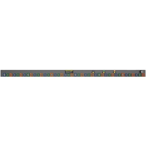 Geist MN01X5W1-42PZ68-4CS15A0A10-S-A 42-Outlets PDU - Basic - 3P+E CA - 36 x U-Lock IEC 60320 C13, 6 x U-Lock IEC 60320 C19 - 230 V AC - 0U - I10134L