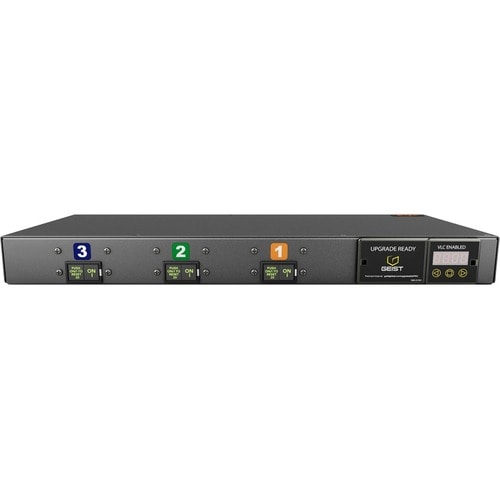 Geist MN01D1R1-06L198-3TL15A0H10-S 6-Outlets PDU - Metered - NEMA L15-30P - 6 x U-Lock IEC 60320 C19 - 120 V AC, 230 V AC - 1U - Horizontal - - I10117L