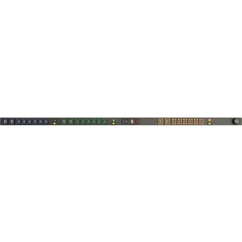 Geist MN01D8W1-24PH68-6PS6B0A10-S 24-Outlets PDU - Metered - 2P+E (IP44) - 18 x U-Lock IEC 60320 C13, 6 x U-Lock IEC 60320 C19 - 230 V AC - 0U - I10080L