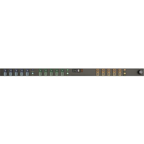 Geist MN01D9W1-30L138-5CS15A0A10-S 30-Outlets PDU - Metered - 3P+E CA - 30 x U-Lock IEC 60320 C13 - 230 V AC - 0U - Vertical - Rack-mountable I10073L