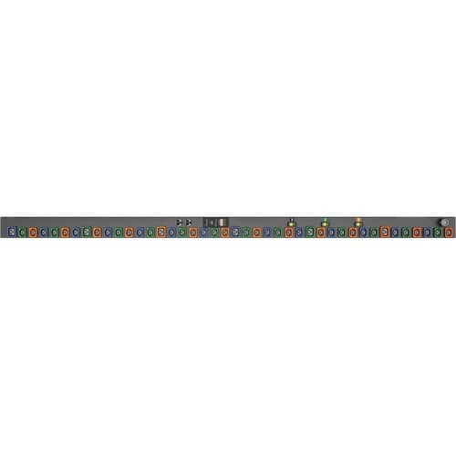 Geist MN01D5W1-44MJ89-3TL21A0A10-S-A 44-Outlets PDU - Metered - NEMA L21-30P - 36 x U-Lock IEC 60320 C13, 6 x U-Lock IEC 60320 C19, 2 x NEMA 5-20R - 120 - I10147L