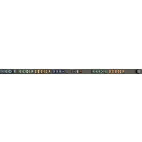 Geist MN01D8W1-24P6H8-5CS15A0A10-S 24-Outlets PDU - Metered - 3P+E CA - 6 x U-Lock IEC 60320 C13, 18 x U-Lock IEC 60320 C19 - 230 V AC - Vertical - I10069L