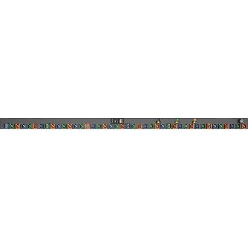 Geist MN01D5W1-42PZ68-3TL15A0A10-S-A 42-Outlets PDU - Metered - NEMA L15-30P - 36 x U-Lock IEC 60320 C13, 6 x U-Lock IEC 60320 C19 - 230 V AC - 0U - I10145L