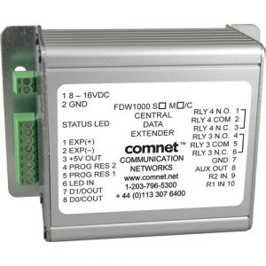 ComNet Optical Wiegand Extender, Central Unit - Shelf Mountable, Surface-mountable for Control Panel, Magnetic Stripe Reader FDW1000S/C - FDW1000S/C