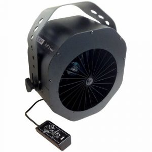 Martin JEM AF-1 MkII Floor Fan - Adjustable Orientation, Safety Fuse, Timer, Compact - 13.8" Height x 12.6" Width x 6.9" Depth - Steel - Black 92615010 - 92615010