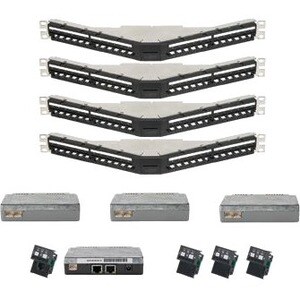 Panduit PANVIEW IQ ANGLED MODULAR INTEL 800MM X 42RU BLACK PVQ-MIQPS96A