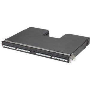Panduit PVIQ FIBER TRAY 24 PORT 700MM X 48RU BLACK PVQ-FMTMTP-ZX