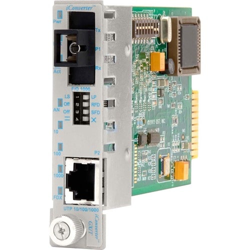 10/100/1000 BASE-T BX ETHERNET ICONVERTER FIBER SC SM 15/13NM 20KM - 8531-1