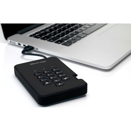 iStorage diskAshur2 SSD 4 TB Secure Portable Solid State Drive | Password protected |Dust/Water Resistant | Hardware encryption. IS-DA2-256-SSD-4000-B - Thin Client Device Supported - USB 3.2 (Gen - IS-DA2-256-SSD-4000-B - Image 6