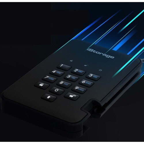 iStorage diskAshur2 SSD 4 TB Secure Portable Solid State Drive | Password protected |Dust/Water Resistant | Hardware encryption. IS-DA2-256-SSD-4000-B - Thin Client Device Supported - USB 3.2 (Gen - IS-DA2-256-SSD-4000-B - Image 10