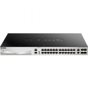D-Link DGS-3130-30TS Ethernet Switch - 26 Ports - Manageable - Gigabit Ethernet - 1000Base-T - 3 Layer Supported - Modular - Optical Fiber, Twisted Pair - DGS-3130-30TS