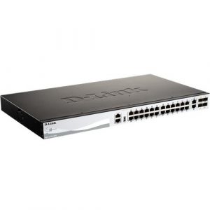 D-Link DGS-3130-30PS Ethernet Switch - 26 Ports - Manageable - Gigabit Ethernet - 1000Base-T - 3 Layer Supported - Modular - Optical Fiber, Twisted Pair - Lifetime Limited - DGS-3130-30PS