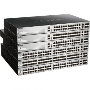 D-Link DGS-3130-54TS Ethernet Switch - 50 Ports - Manageable - Gigabit Ethernet - 1000Base-T - 3 Layer Supported - Modular - Optical Fiber, Twisted Pair - DGS-3130-54TS