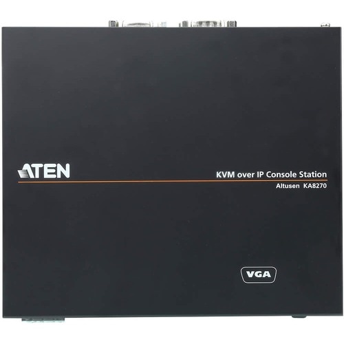 ATEN VGA KVM over IP Console Station-TAA Compliant - 64 Computer(s) - 1 Remote User(s) - 1920 x 1200 Maximum Video Resolution - 2 x Network (RJ-45) - - KA8270 - Image 5
