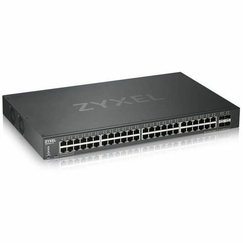 ZYXEL XGS1930-52 48-Port Gigabit Smart Nebula Cloud Managed Switch with 4 SFP+ 10G Uplinks - 48 Ports - Gigabit Ethernet - Nebula Cloud Manageable - Layer 2 Supported - XGS1930-52