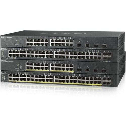 ZYXEL XGS1930-28HP 24-Port Gigabit Smart Nebula Cloud Managed PoE Switch | 24 PoE+ Ports at 375W with 4 SFP+ 10G Uplinks - 24 Ports - Gigabit PoE / - XGS1930-28HP - Image 3