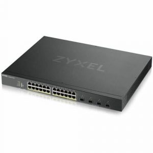 ZYXEL XGS1930-28HP 24-Port Gigabit Smart Nebula Cloud Managed PoE Switch | 24 PoE+ Ports at 375W with 4 SFP+ 10G Uplinks - 24 Ports - Gigabit PoE / - XGS1930-28HP