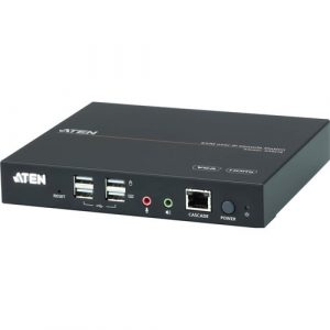 ATEN VGA/HDMI KVM over IP Console Station-TAA Compliant - 64 Computer(s) - 1 Remote User(s) - 1920 x 1200 Maximum Video Resolution - 2 x Network (RJ-45) - - KA8278