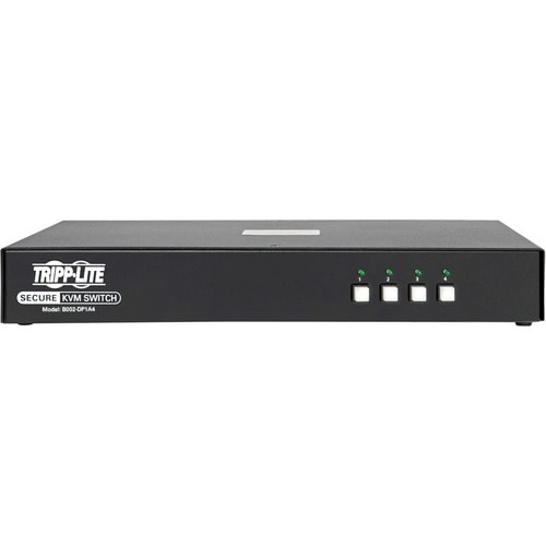 Tripp Lite by Eaton Secure KVM Switch, 4-Port, DisplayPort to DisplayPort, 4K, NIAP PP3.0 Certified, Audio, Single Monitor, TAA - 4 Computer(s) - 1 Local User(s) - 3840 - B002-DP1A4 - Image 2